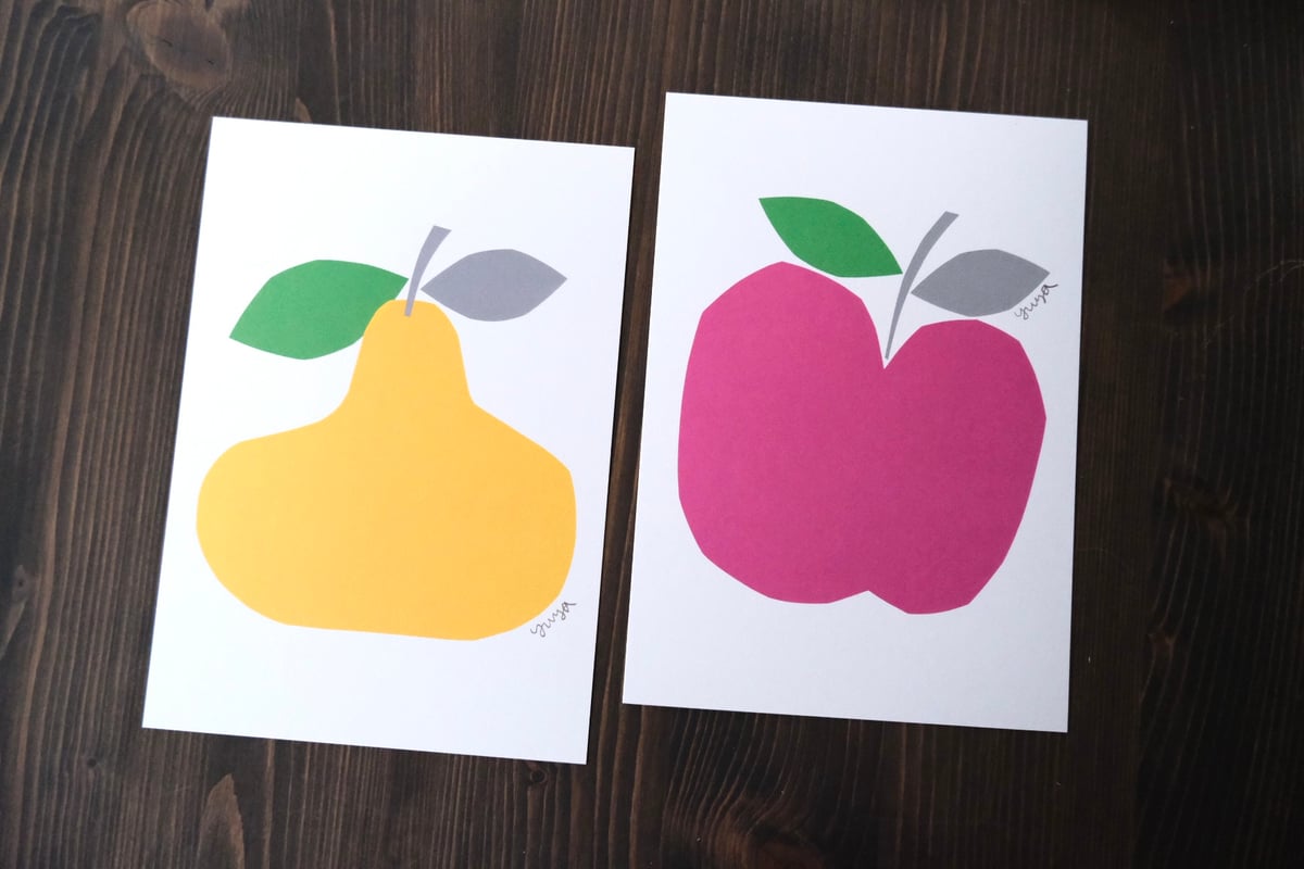 台湾にいつたときのスケッチです。りんごのオブジェでしす。ハガキサイズ。 ｶﾞｻｷ 原稿中 on X: 