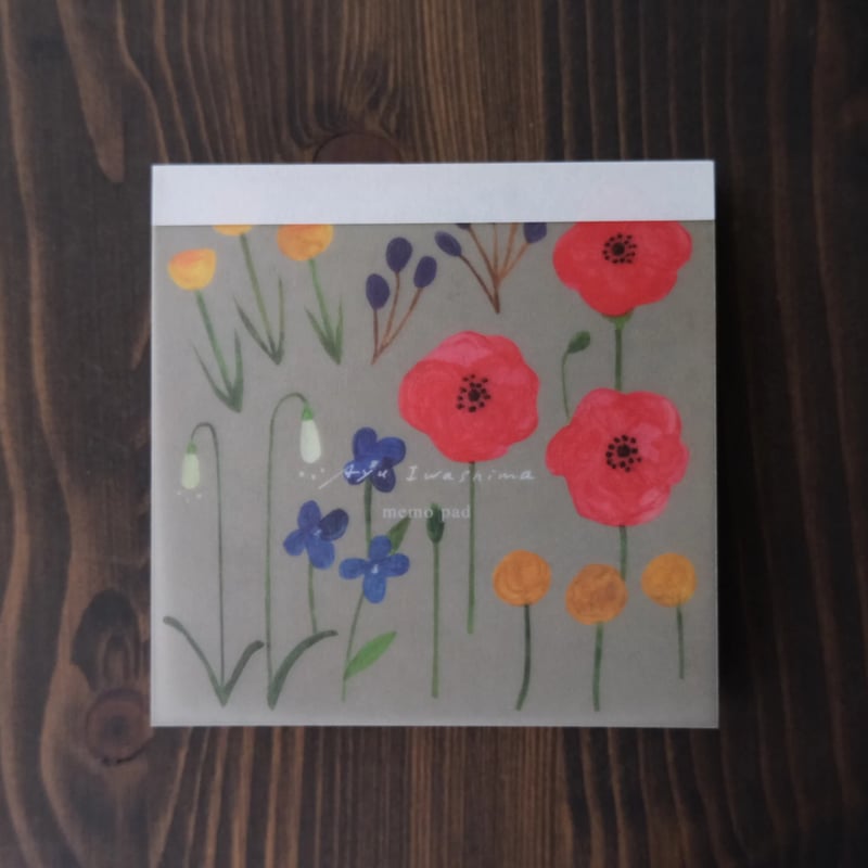 SQUARE MEMO PAD / いわしまあゆ | リスノ雑貨店