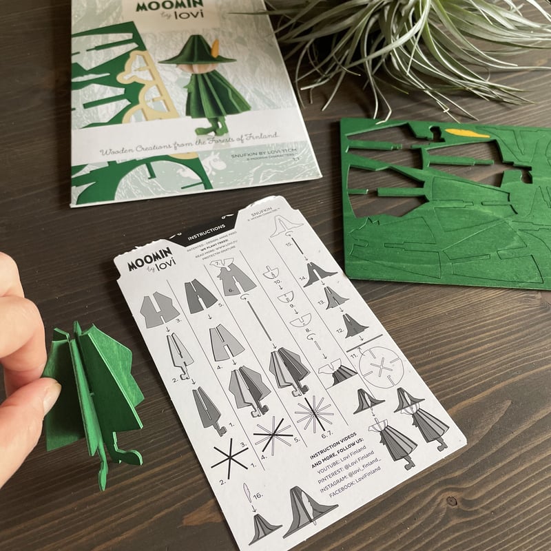 Loviロヴィ木製オブジェ・ムーミンファミリー / スナフキン | リスノ雑貨店