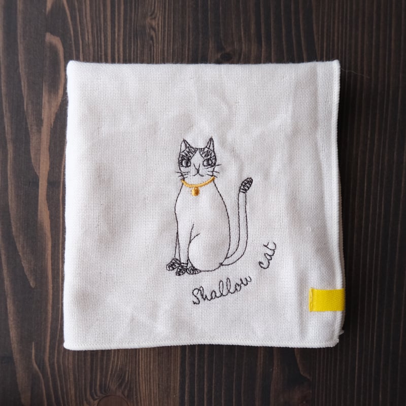 my days 刺繍ハンカチ (全9種類) | リスノ雑貨店