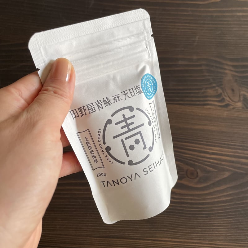 田野屋青蜂-完全天日塩100g | リスノ雑貨店