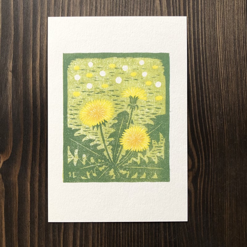 タンポポさんページ ひらやまなみ - ポストカード/ タンポポ | リスノ雑貨店