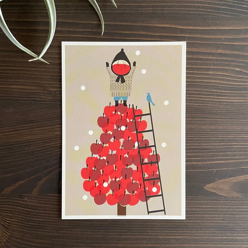 クリスマスポストカード / Susumu Fujimoto | リスノ雑貨店