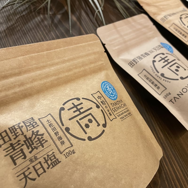 田野屋青蜂-完全天日塩100g | リスノ雑貨店