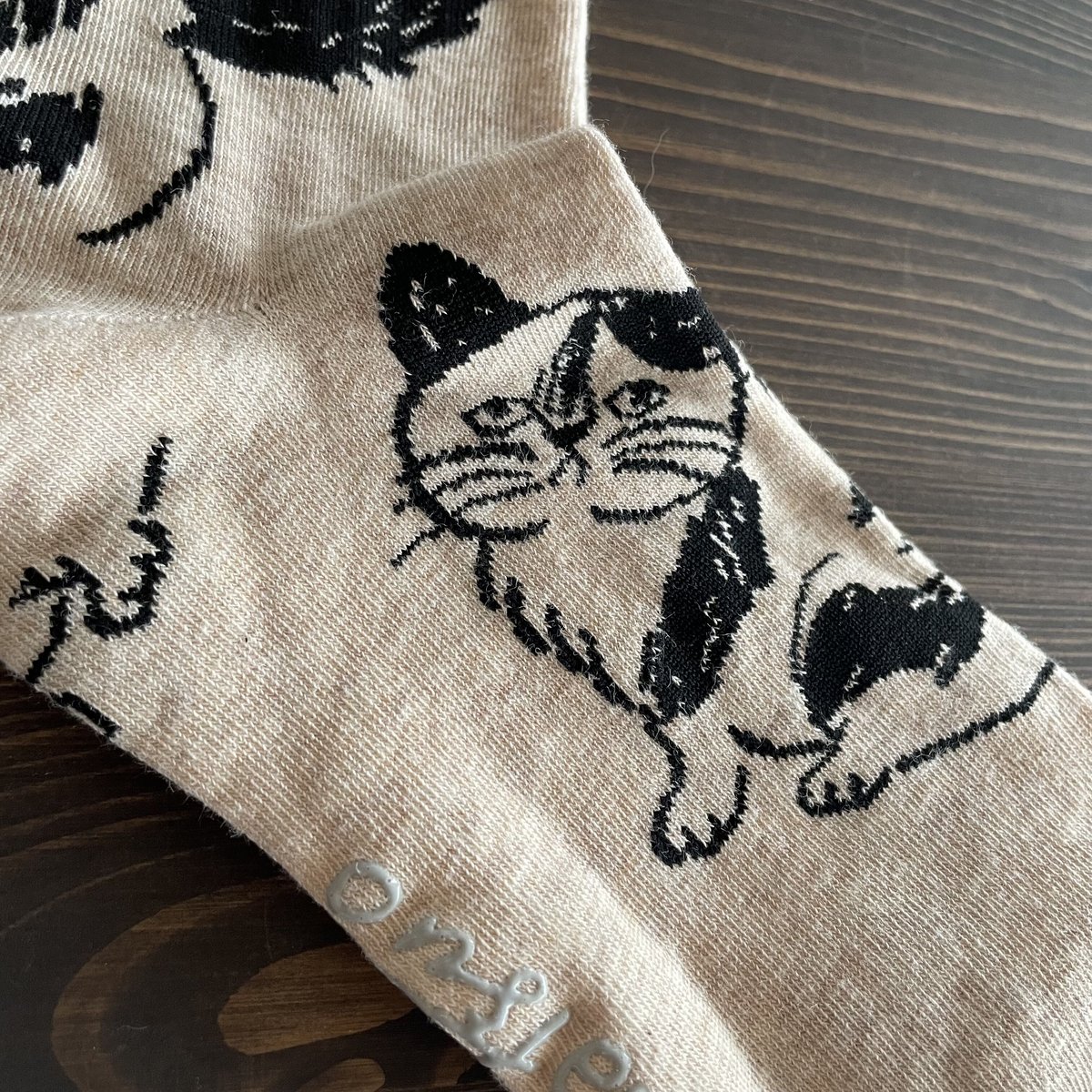 ねこ新品　松尾ミユキ　good morning socks 猫　Fluffy　ねこ