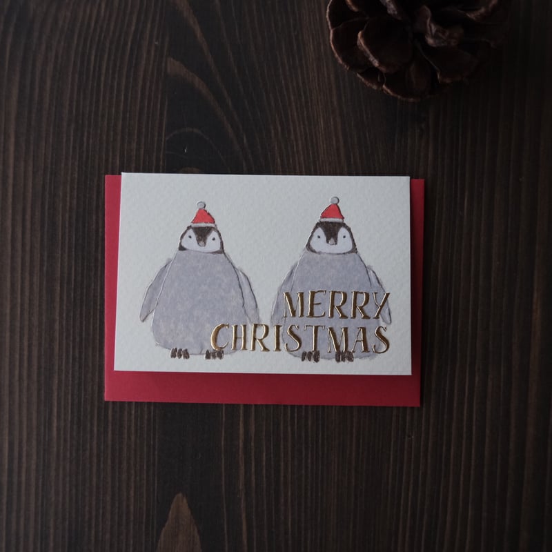 米津祐介 / ミニクリスマスカード(封筒付) | リスノ雑貨店