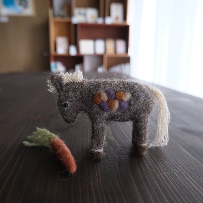 羊毛フェルト・干支のお馬さん / nijiiro | リスノ雑貨店