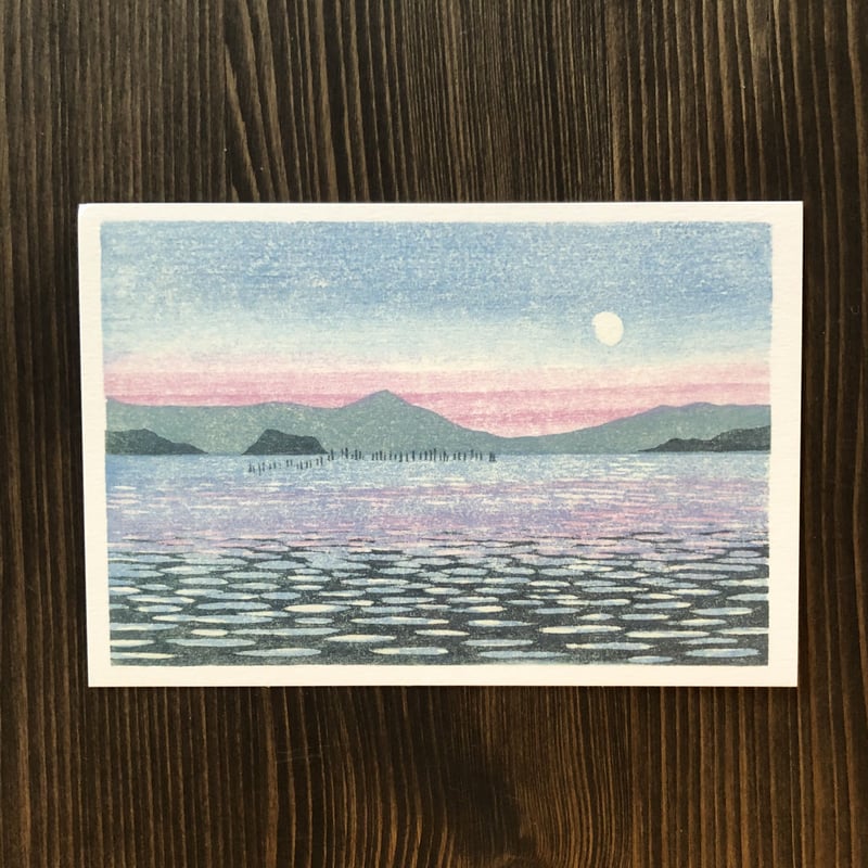 ひらやまなみ - ポストカード7枚セット / おうみのふうけい | リスノ雑貨店