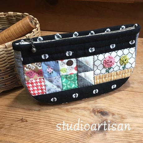 ♡まゆまゆ様♡専用　パッチワークポーチ（色鉛筆）バッグ　３点 パッチワーク小物 | STORES