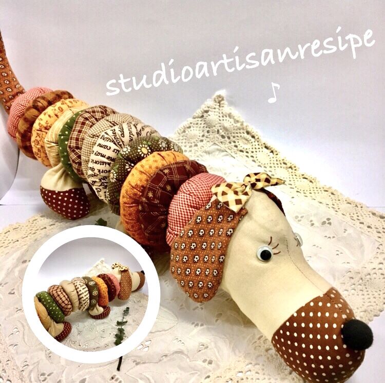 レシピ＊ ダックスフンド (作り方説明書と型紙) | mayumisakai's STORE