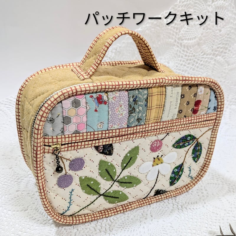 葉明様・パッチワークトートバッグ・バニティポーチ フローラル・バニティ パッチワークキット | mayumisakai's STORE