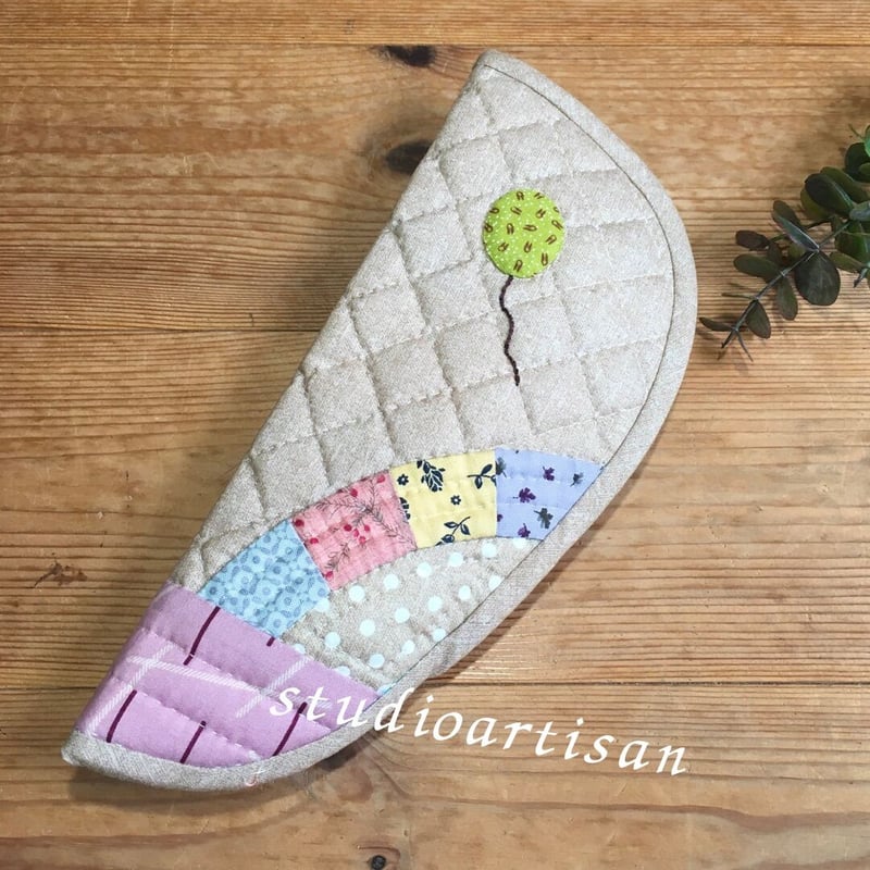 スーのハサミケース・ベージュ パッチワークキット | mayumisakai's STORE