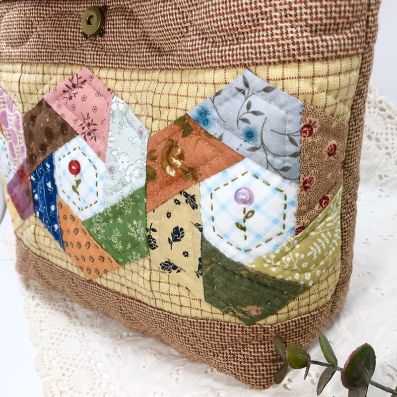 レシピ＊ 六角パッチのバッグ パッチワークレシピ | mayumisakai's STORE