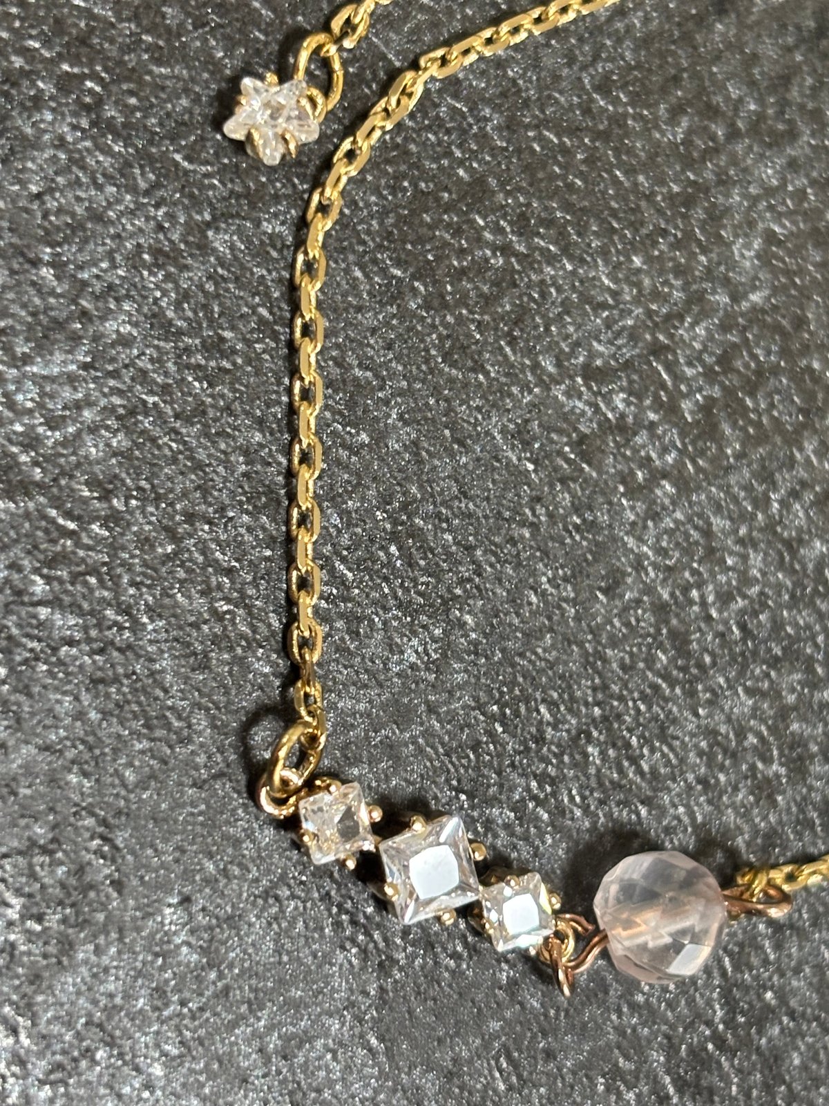 高次元との繋がり⭐︎大地と宇宙のエネルギー⭐︎レムリア水晶ブレス パワースポットブレスレット ◇皆神山◇】宇宙と繋がる 高次元