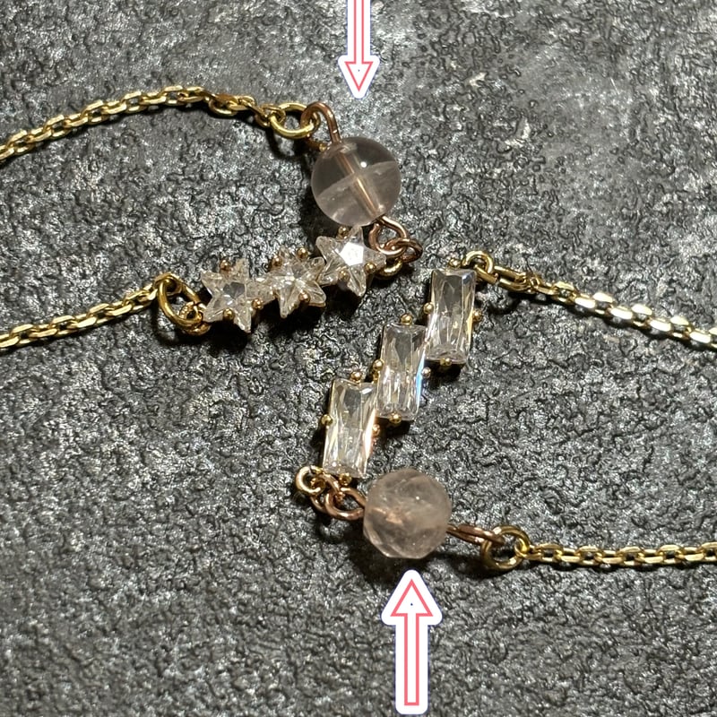 高次元との繋がり⭐︎大地と宇宙のエネルギー⭐︎レムリア水晶ブレス パワースポットブレスレット ◇皆神山◇ 】宇宙と繋がる場所