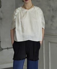 frill blouse(white)