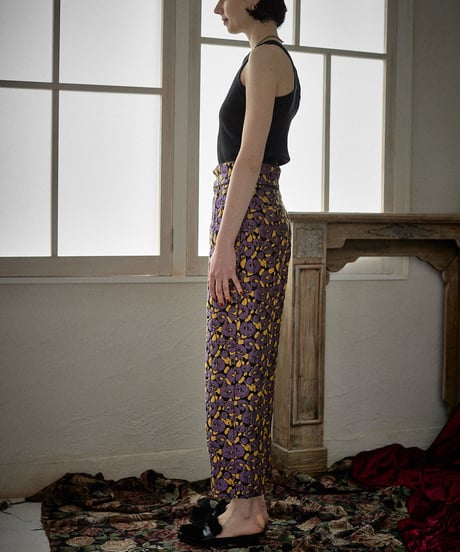 jacquard pants