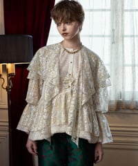 flower garden blouse /white