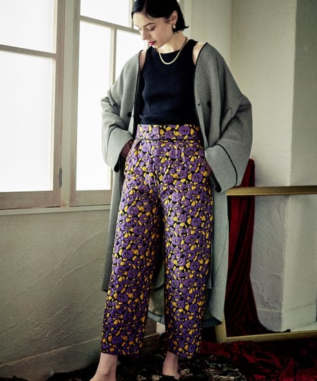 jacquard pants