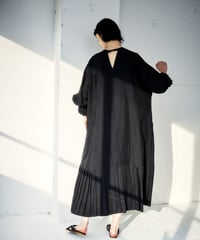 Dolman pleated dress