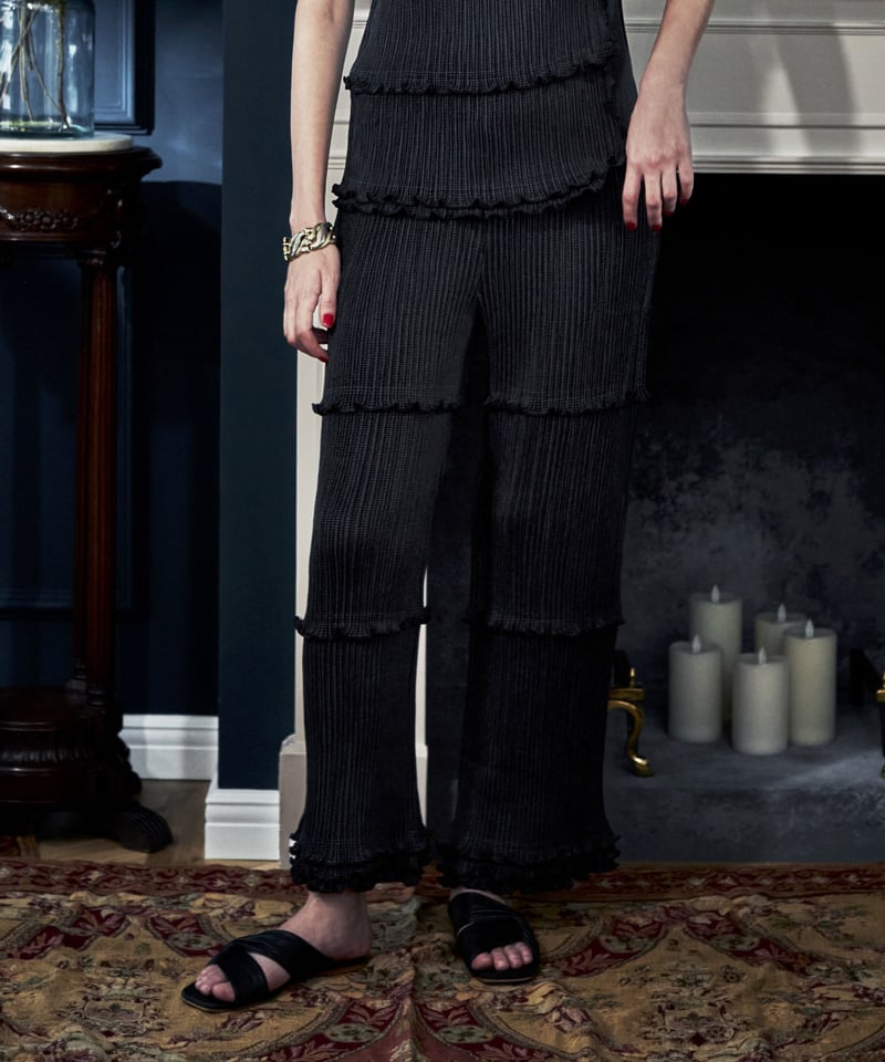 YABANE pleats pants | kwotias