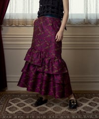 garden jacquard skirt /pink