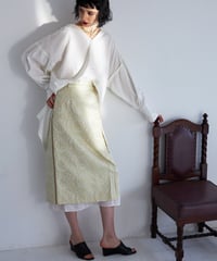 Jacquard long skirt