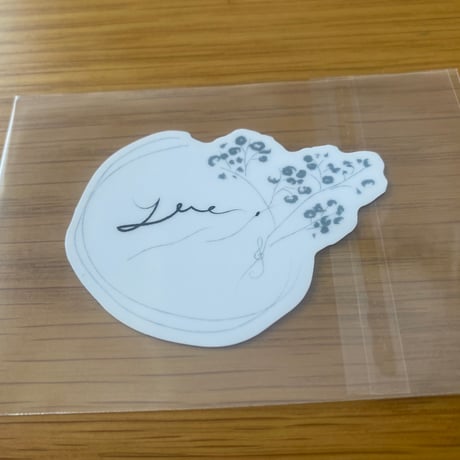 あなたとわたしを「つなぐ」ロゴステッカー