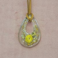 金箔入り✨金運のネックレスオルゴナイト(小)