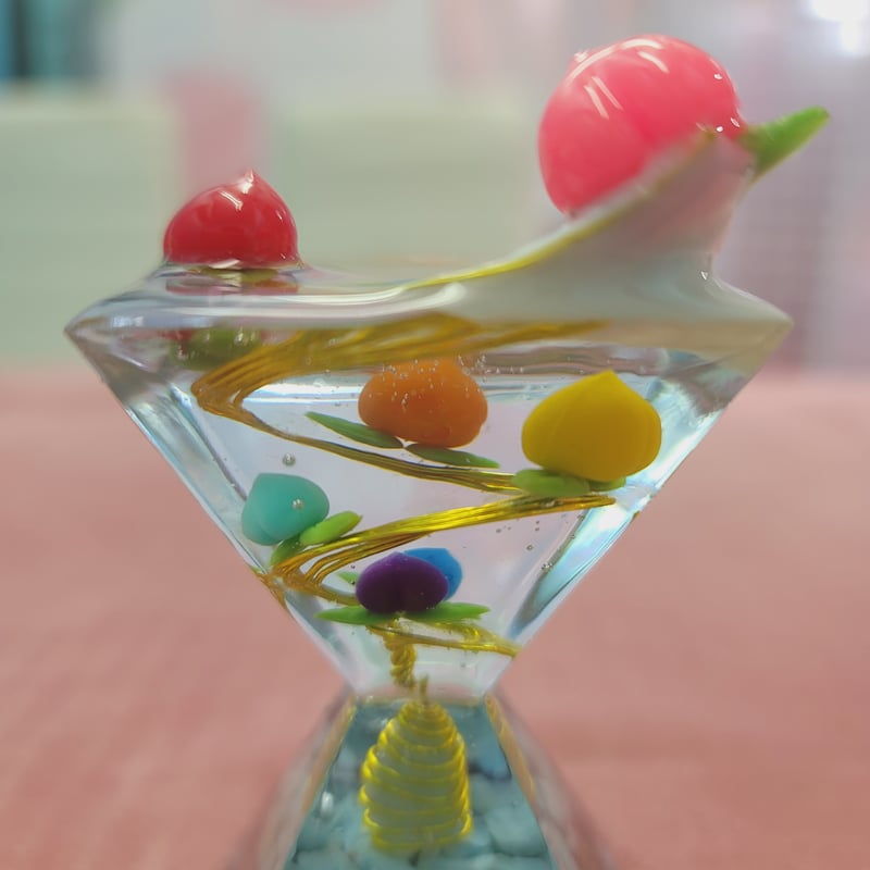 レインボー桃7個入り🍑🍑🍑🍑🍑🍑🍑匠の技が光る開運と癒しの