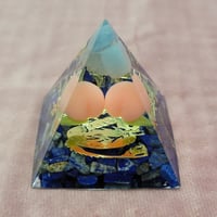 桃2個入り🍑厄除けのオルゴナイト～桃神&龍神コラボ～