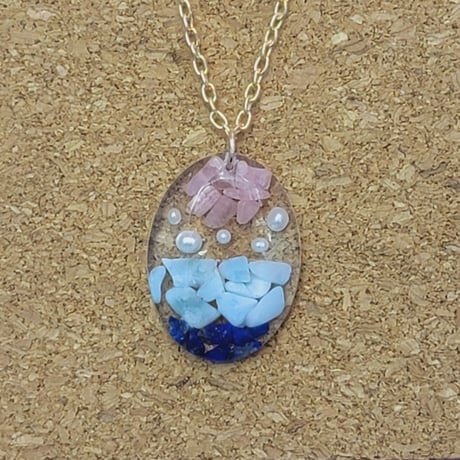 癒しのオルゴナイト❤️オーラクォーツ＋ロードナイトのフレンチクルーラー♡ KiraNail Hanakoプロデュース Mirror Flake 【オーロラ】 | Kir