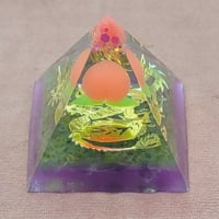 夜光桃1個入り🍑癒しの夜光オルゴナイト～桃神&龍神コラボ～