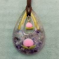 桃on桃🍑総合開運のネックレスオルゴナイト(大)