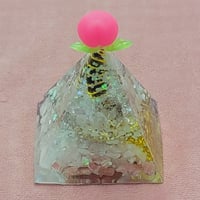選べる夜光桃4個付き🍑🍑🍑🍑最強開運の夜光オルゴナイト～桃4個×4面＝16種類のバリエーション～