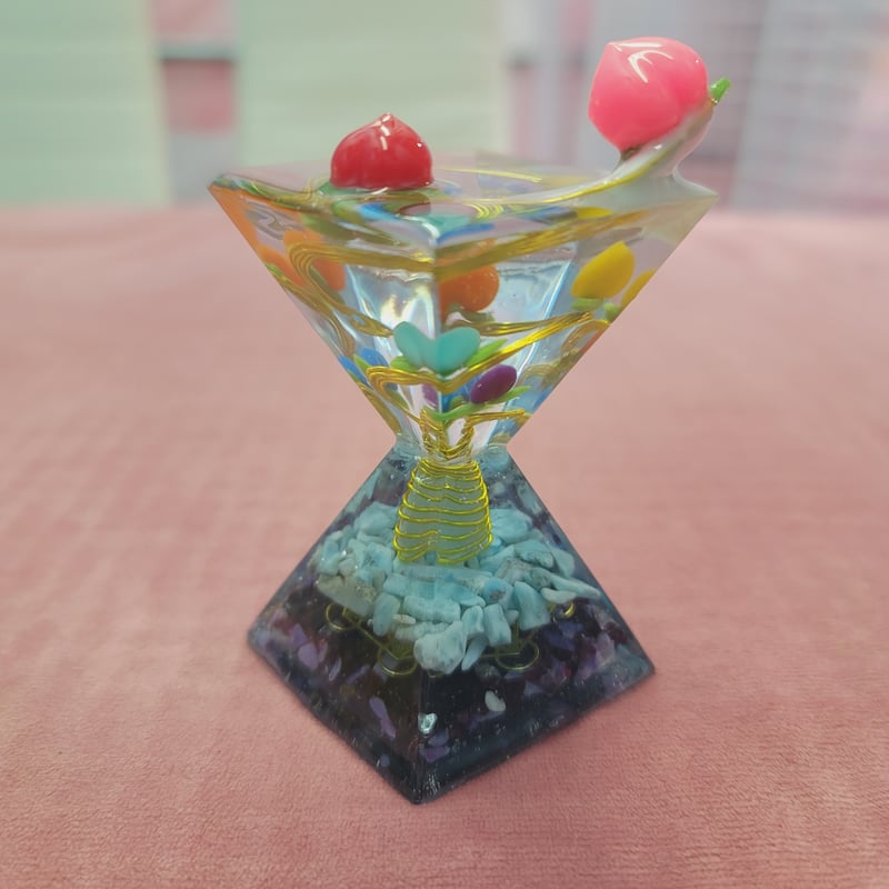 桃蓮玉✨1デトックス‼️電磁波回避‼️ラピスオルゴナイト✨ 桃蓮玉✨1デトックス‼️電磁波回避‼️ラピスオルゴナイト