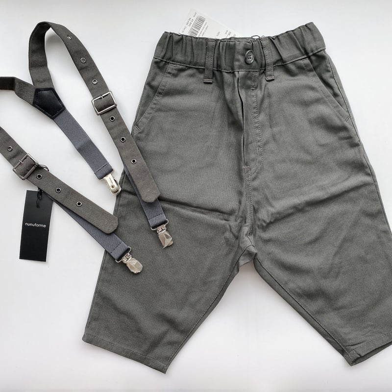 ヌヌフォルムnunuforme 新型バギーパンツ サイズ2 サスペンダー付き 楽天市場】nunuforme バギーパンツの通販