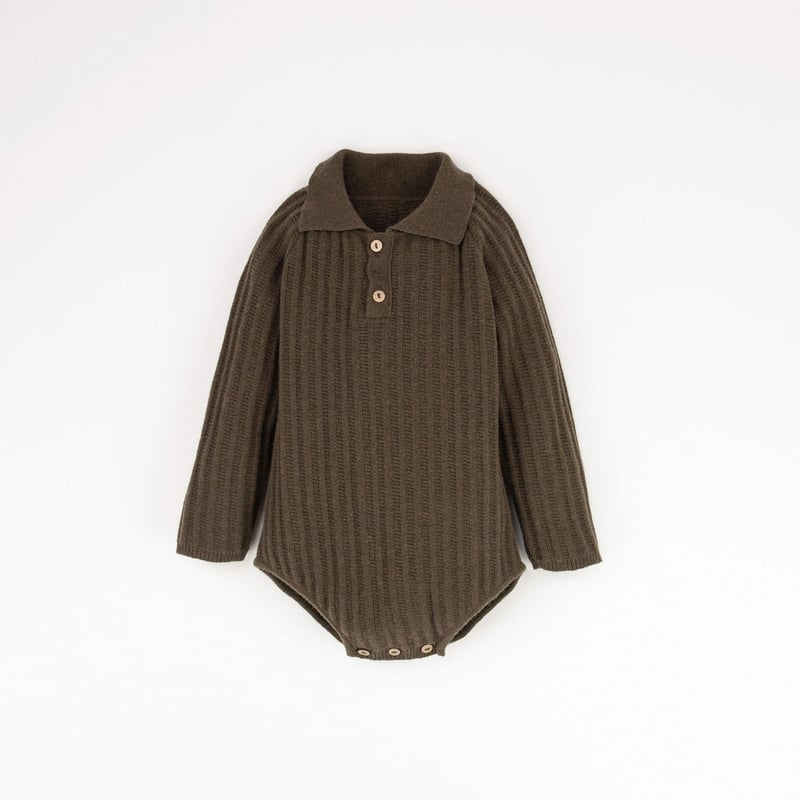 その他 Popelin Taupe crossover romper suit fit=scale-down,w=1200