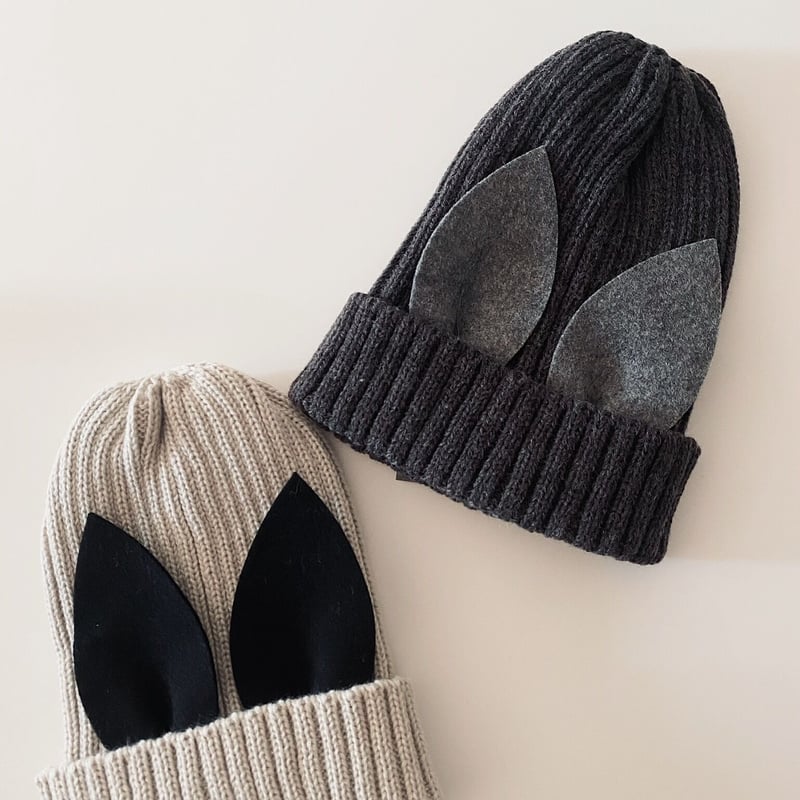 eLfinFolk（エルフィンフォルク）23AW Beast beanie/ecru | Va...