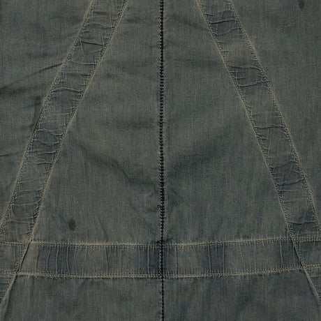 Slash Seam HBT Work Shirt With Damaged (FROM COAL MINE) DUST SAX