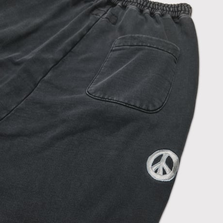x MUZE BOOTLEG Patch Worked Sweat Pants AGED BLACK