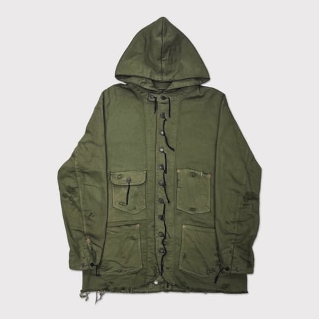 Home Chore With Damaged(INLAY DENIM)OLIVE