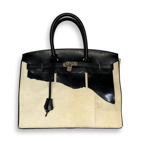 TIMELESS MOINS BAG COMBINATION(VINTAGE GERMAN CANVAS)BLACK