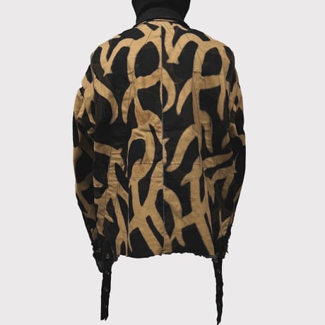 Slash Seam Detroit Jacket NOIR(SHADOW ASAT) DUST BLACK
