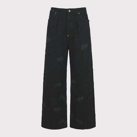 Twist Seam Lot.20603T R&D(100YEARS DENIM) BLACK