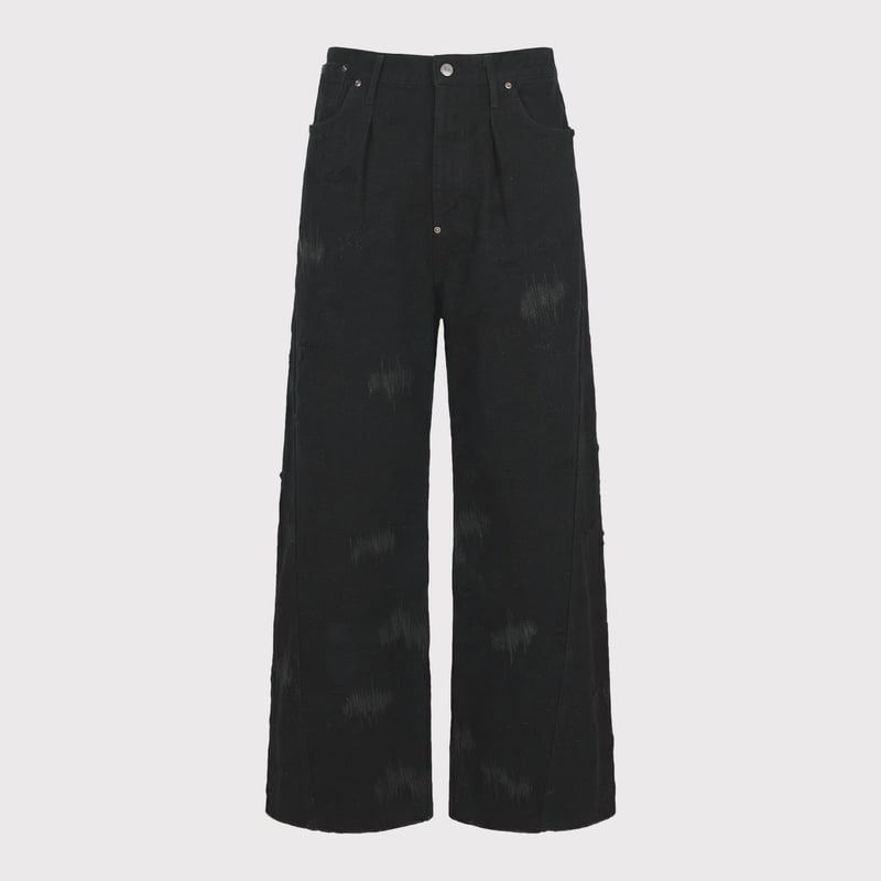 Twist Seam Lot.20603T R&D(100YEARS DENIM) BLACK