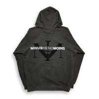 BOOTLEG HOODIE(SIN)AGED BLACK | MINUS OFFICIAL 