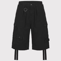Heavy Cargo Short With Damaged(AGED CANVAS) BLACK