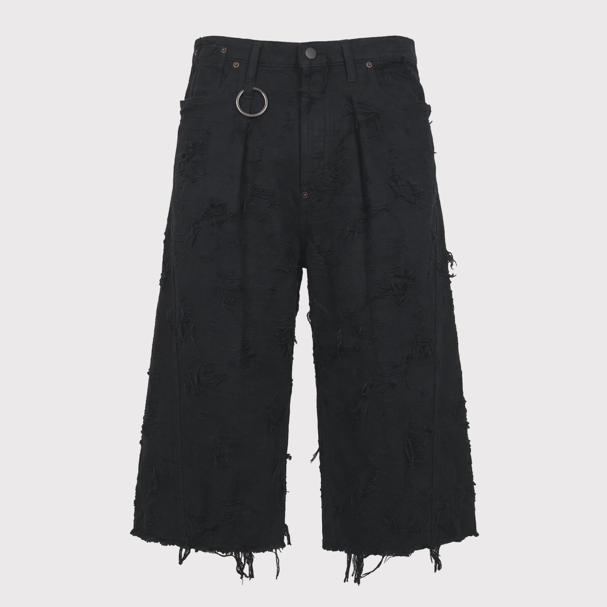 ん*を様 Minus Cut Off Heavy Short Boro Crus Cut Off Heavy Short Boro Crust (NOIR) | MINUS O