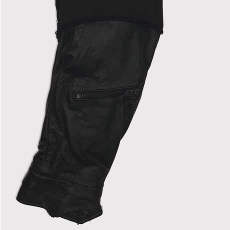 Rustic Edged DAS Parka(VEGETABLE DYED NYLON) BLACK